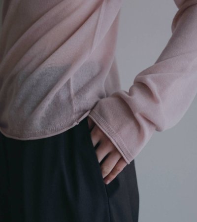 画像6: シアーポロニット　Sheer Polo Knit