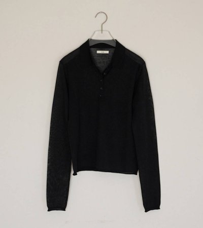 画像3: シアーポロニット　Sheer Polo Knit