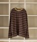 画像4: ボーダールーズロングTシャツ　Border Loose Long T-shirts (4)