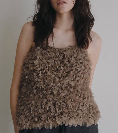 画像8: チュールフリンジキャミソール　Tulle Fringe Camisole