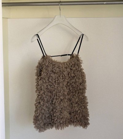 画像2: チュールフリンジキャミソール　Tulle Fringe Camisole
