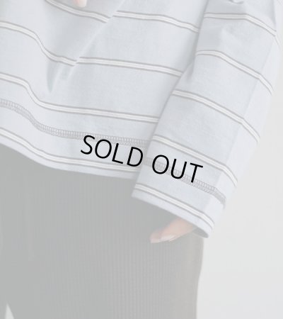 画像15: ボーダールーズロングTシャツ　Border Loose Long T-shirts