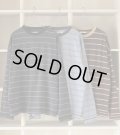 ボーダールーズロングTシャツ　Border Loose Long T-shirts