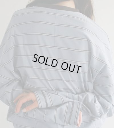 画像12: ボーダールーズロングTシャツ　Border Loose Long T-shirts