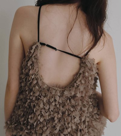画像10: チュールフリンジキャミソール　Tulle Fringe Camisole