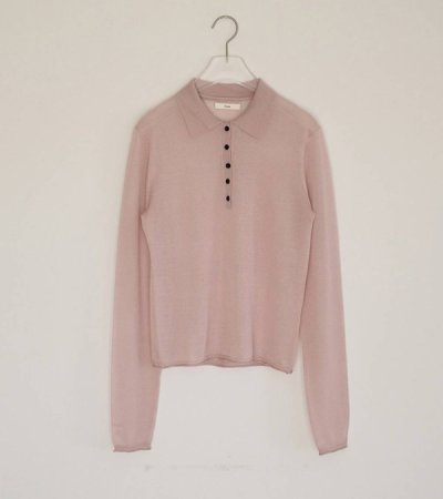 画像2: シアーポロニット　Sheer Polo Knit