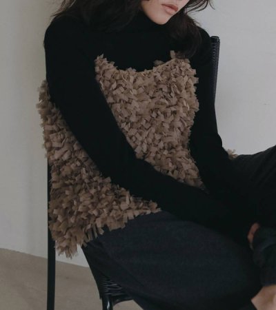 画像13: チュールフリンジキャミソール　Tulle Fringe Camisole