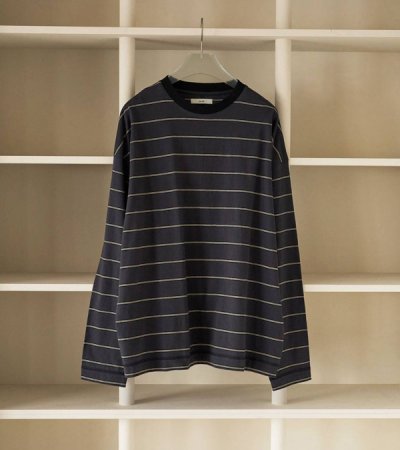 画像2: ボーダールーズロングTシャツ　Border Loose Long T-shirts