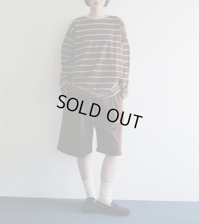画像21: ボーダールーズロングTシャツ　Border Loose Long T-shirts