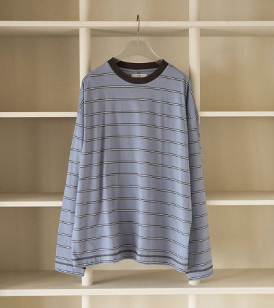 画像3: ボーダールーズロングTシャツ　Border Loose Long T-shirts