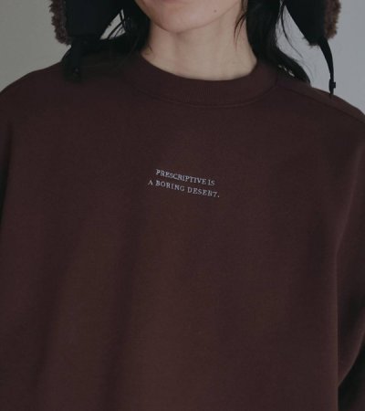 画像12: エンブロイダリーオーバースウェット　Embroidery Over Sweat