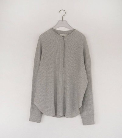 画像2: ワッフルルーズヘンリートップス　Waffle Loose Henleytops