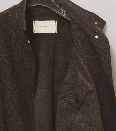 画像2: シルクネップツイードブルゾン　Silknep Tweed Blouson