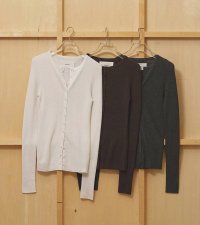 シルクウールニットカーディガン　Silkwool Knit Cardigan