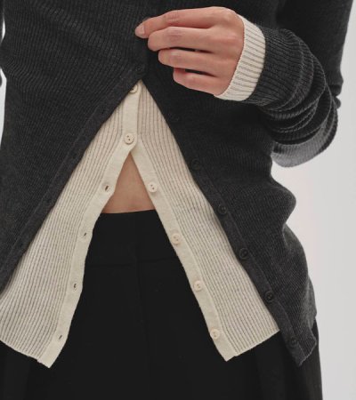 画像8: シルクウールニットカーディガン　Silkwool Knit Cardigan