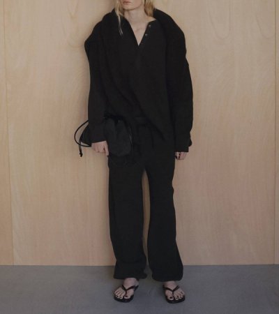 画像18: ワッフルルーズヘンリートップス　Waffle Loose Henleytops