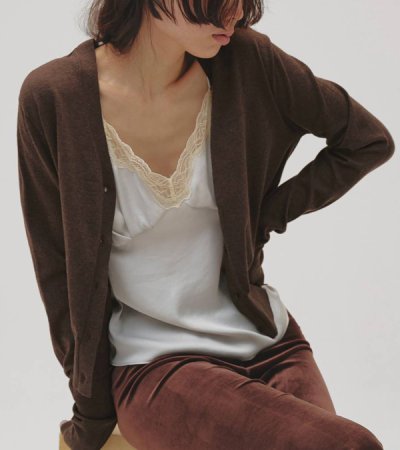 画像10: コットンカシミアカーディガン　Cotton Cashmere Cardigan