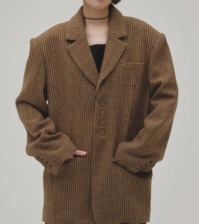 画像6: ウール100%チェックジャケット　Wool100% Check Jacket