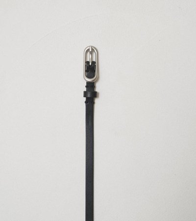 画像1: オーバルバックルナローベルト　Oval Backle Narrow Belt