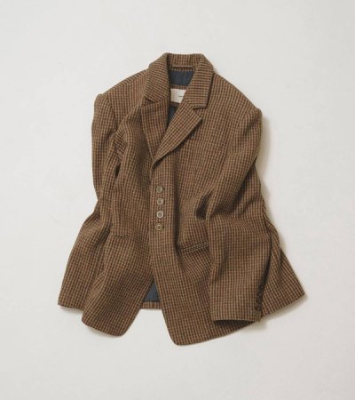 画像2: ウール100%チェックジャケット　Wool100% Check Jacket