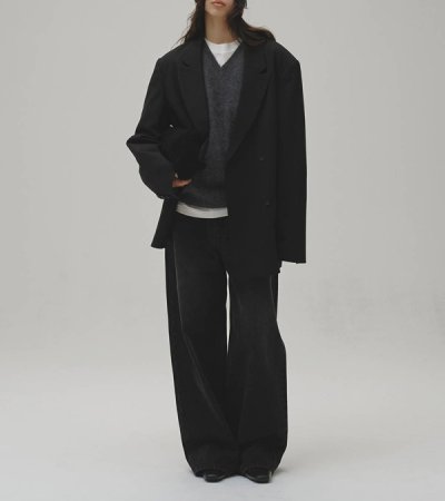 画像5: ウールカシミアVネックニット　Woolcashmere Vneck Knit