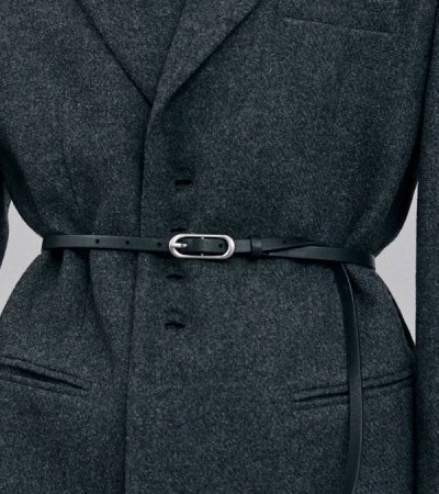 画像9: オーバルバックルナローベルト　Oval Backle Narrow Belt