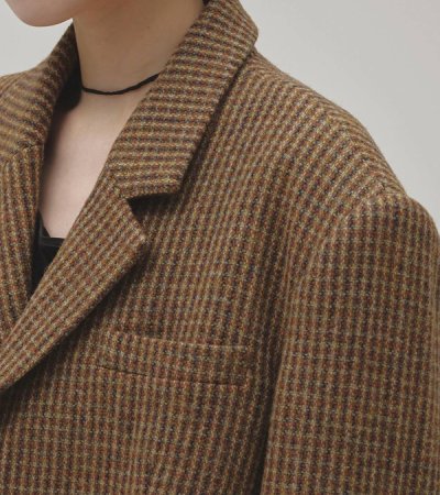 画像10: ウール100%チェックジャケット　Wool100% Check Jacket