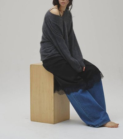 画像8: ウールカシミアVネックニット　Woolcashmere Vneck Knit