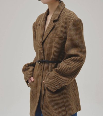画像13: ウール100%チェックジャケット　Wool100% Check Jacket