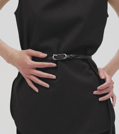 画像4: オーバルバックルナローベルト　Oval Backle Narrow Belt