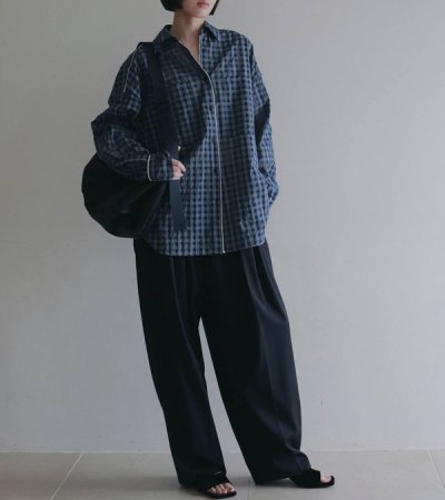 画像7: シアーチェックオーバーシャツ　Sheercheck Over Shirts