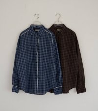 シアーチェックオーバーシャツ　Sheercheck Over Shirts