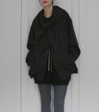 チェックカバーオールジャケット　Check Coverall Jacket