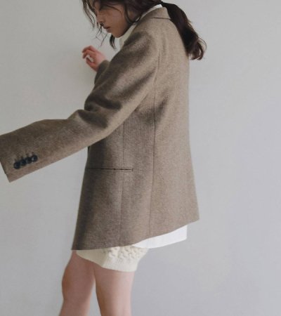 画像16: ヘリンボーンウールジャケット　Herringbone Wool Jacket