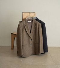 ヘリンボーンウールジャケット　Herringbone Wool Jacket