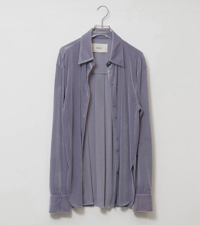 画像4: ラウンドヘムベロアシャツ　Roundhem Velour Shirts