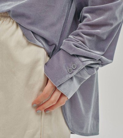 画像9: ラウンドヘムベロアシャツ　Roundhem Velour Shirts