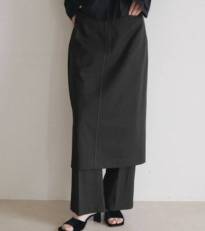 画像1: ウールレイヤードパンツ　Wool Layered Pants