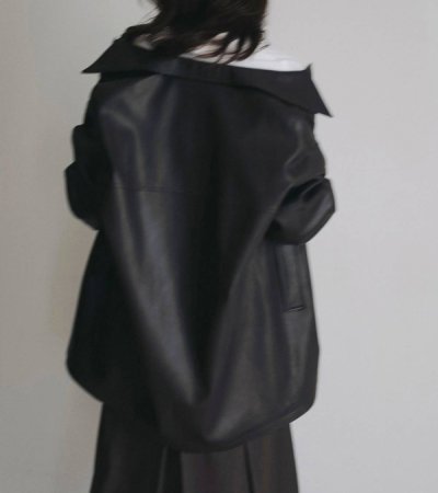 画像9: エコレザーオーバージャケット　Ecoleather Over Jacket