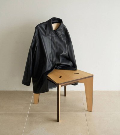 画像3: エコレザーオーバージャケット　Ecoleather Over Jacket
