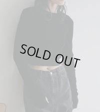 クルーネックベロアニット　Crewneck Velour Knit