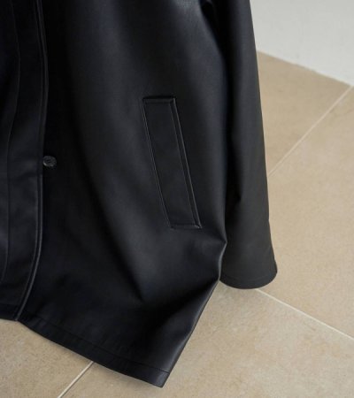 画像5: エコレザーオーバージャケット　Ecoleather Over Jacket