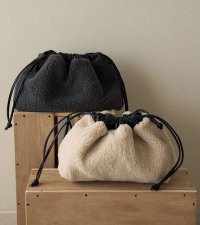 リバーシブルボアバッグ　Reversible Boa Bag