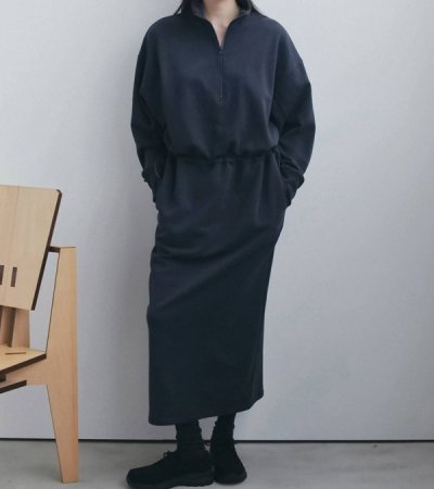 画像3: ハーフジップスウェットワンピース　Halfzip Sweat Onepiece