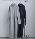 ハーフジップスウェットワンピース　Halfzip Sweat Onepiece