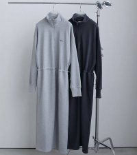 ハーフジップスウェットワンピース　Halfzip Sweat Onepiece