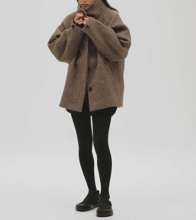 画像4: スタンドカラーラグランコート　Standcollar Raglan Coat