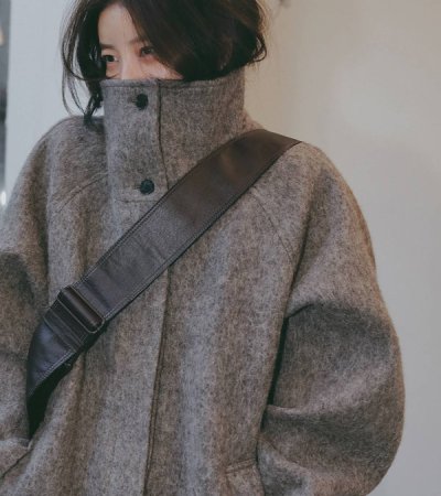 画像9: スタンドカラーラグランコート　Standcollar Raglan Coat