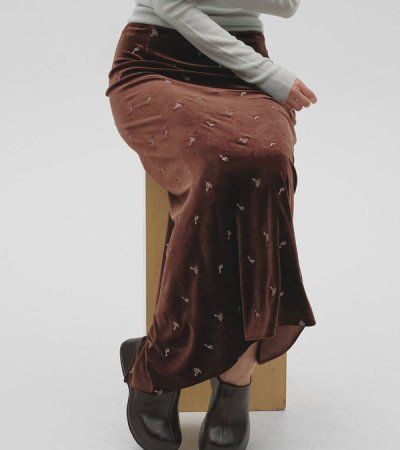 画像7: プティーフラワーベロアスカート　Petit Flower Velour Skirt