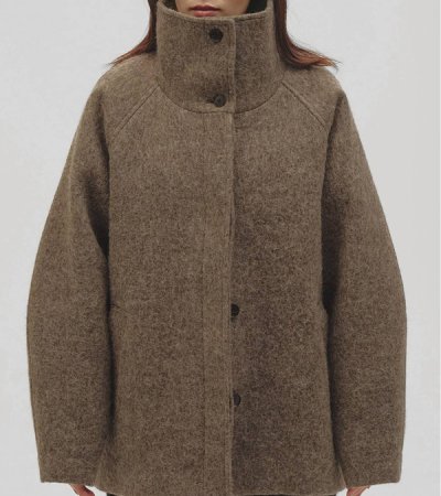 画像3: スタンドカラーラグランコート　Standcollar Raglan Coat